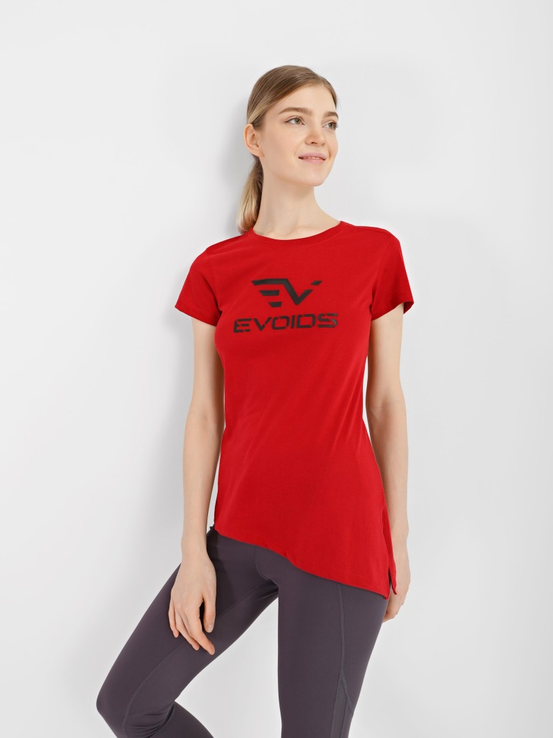 Women's T-shirt Evoids Carmen red 742206-650 Women's T-shirt Evoids Carmen red 742206-650
