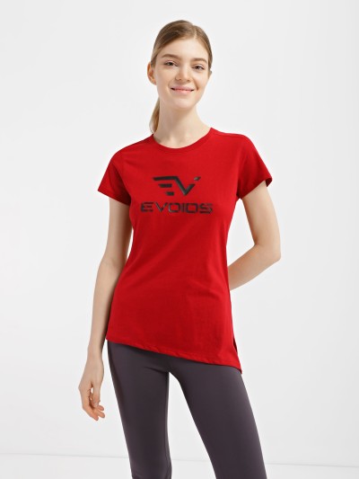 Women's T-shirt Evoids Carmen red 742206-650 Women's T-shirt Evoids Carmen red 742206-650