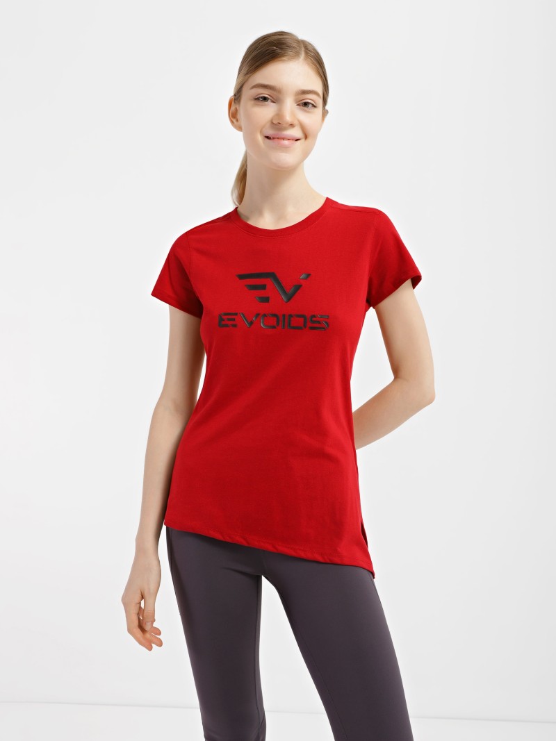 Women's T-shirt Evoids Carmen red 742206-650 Women's T-shirt Evoids Carmen red 742206-650