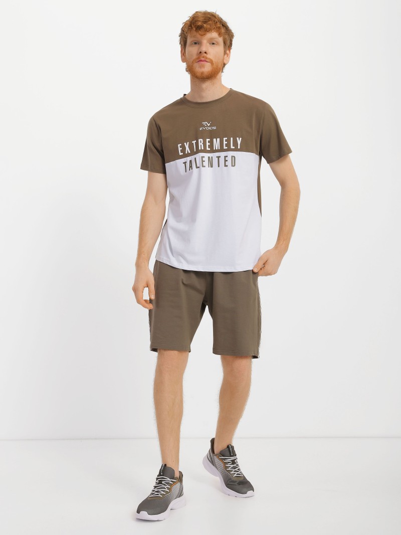 Men's T-shirt Evoids Mercer gray 552317-023