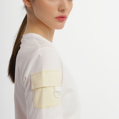 Camiseta de mujer Evoids Glen blanco 552331-100