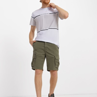 Pantalones cortos de hombre Evoids Metz caqui 362302-350