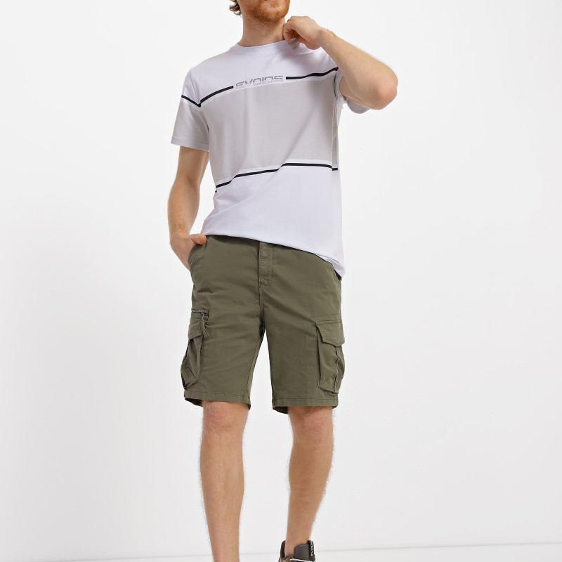 Pantalones cortos de hombre Evoids Metz caqui 362302-350