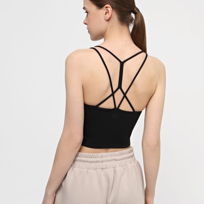 Camiseta de mujer Evoids Launt negra 142409-010