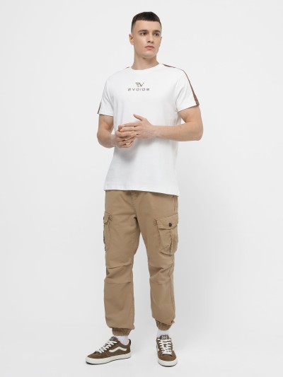 Men's T-shirt Evoids Tarbent milky 552441-121