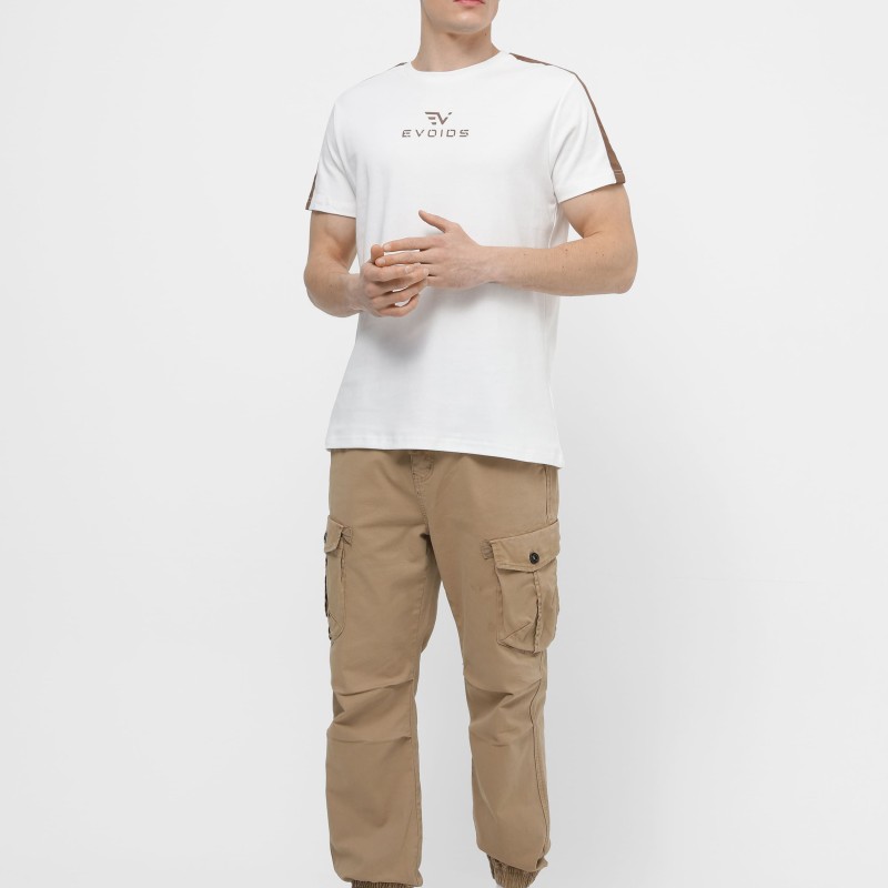 Men's T-shirt Evoids Tarbent milky 552441-121