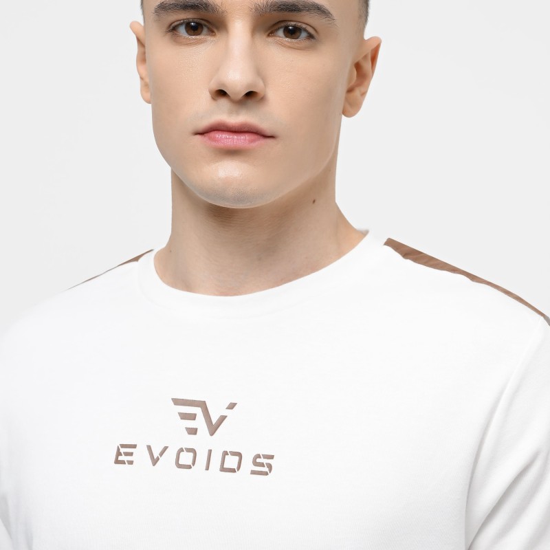 Men's T-shirt Evoids Tarbent milky 552441-121
