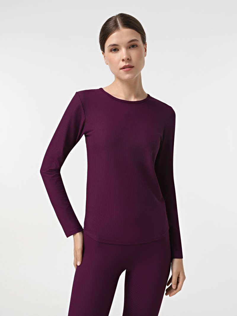 Evoids Celestra long sleeve t-shirt purple 142504-010 Evoids Celestra long sleeve t-shirt purple 142504-010