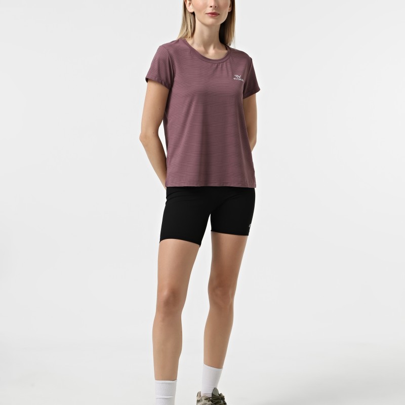 Camiseta de mujer Evoids Nara morada 932506-510 Camiseta de mujer Evoids Nara morada 932506-510