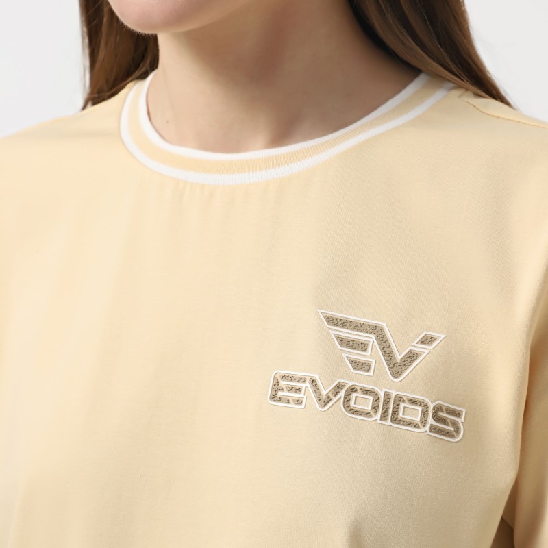 Camiseta de mujer Evoids Liesel beige 552517-125 Camiseta de mujer Evoids Liesel beige 552517-125