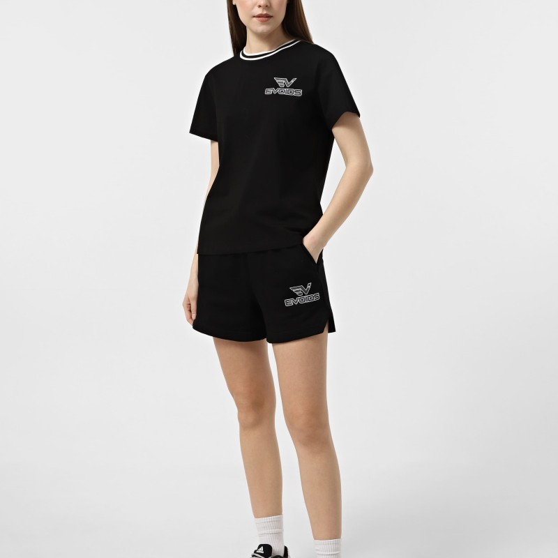 Camiseta de mujer Evoids Liesel negra 552517-010 Camiseta de mujer Evoids Liesel negra 552517-010