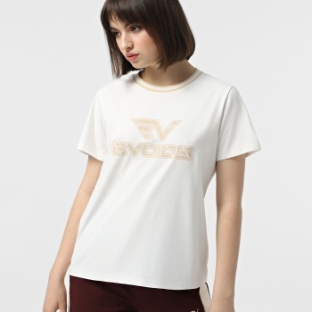 Camiseta de mujer Evoids Coraline lechosa 552518-121