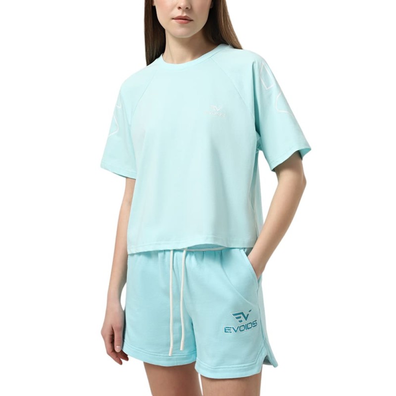 Camiseta de mujer Evoids Clarisse azul 552519-310