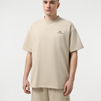Men's T-shirt Evoids Oswin beige 552531-125 Men's T-shirt Evoids Oswin beige 552531-125