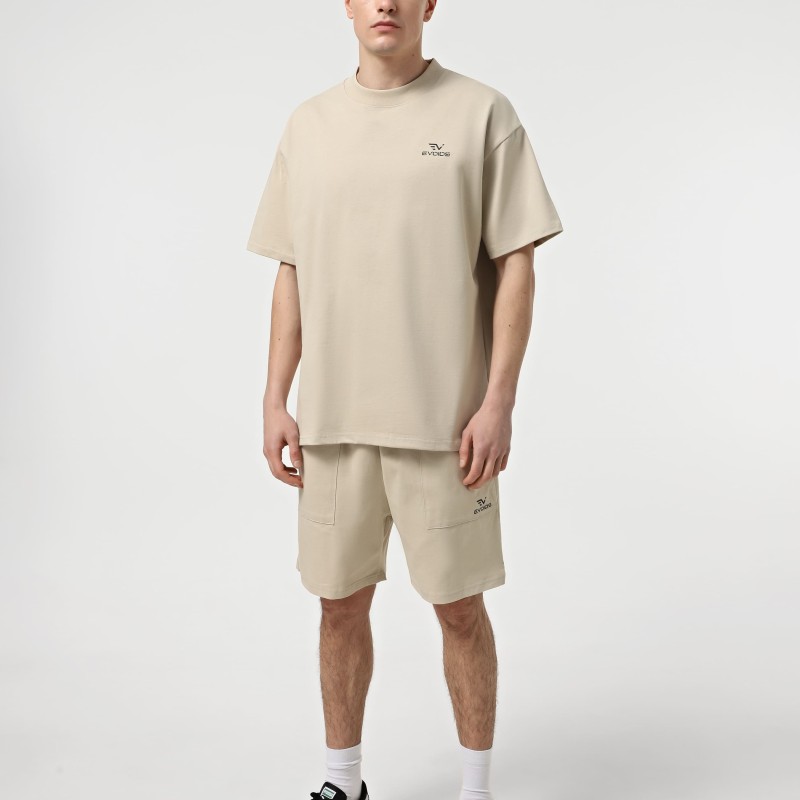 Men's T-shirt Evoids Oswin beige 552531-125