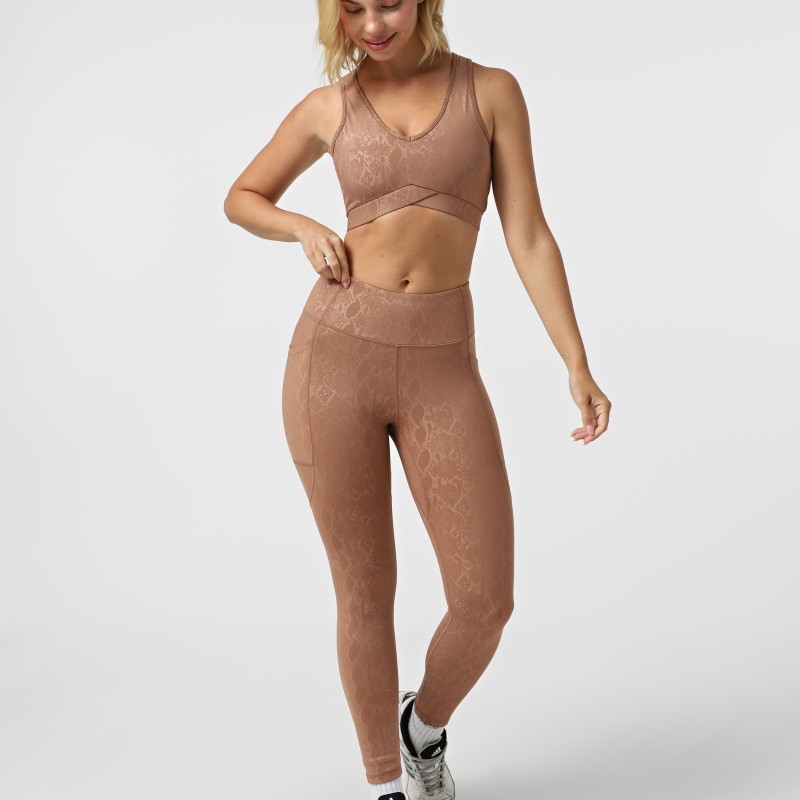Women's leggings Evoids Mamba brown 312311-200