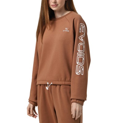 Women's sweatshirt Evoids Nymera brown 552574-200