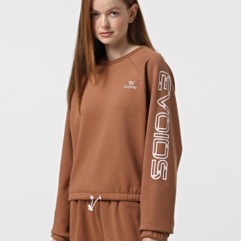 Women's sweatshirt Evoids Nymera brown 552574-200