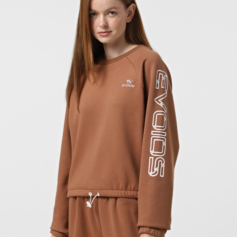 Women's sweatshirt Evoids Nymera brown 552574-200