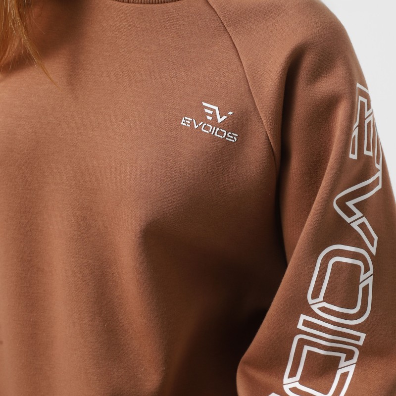 Women's sweatshirt Evoids Nymera brown 552574-200