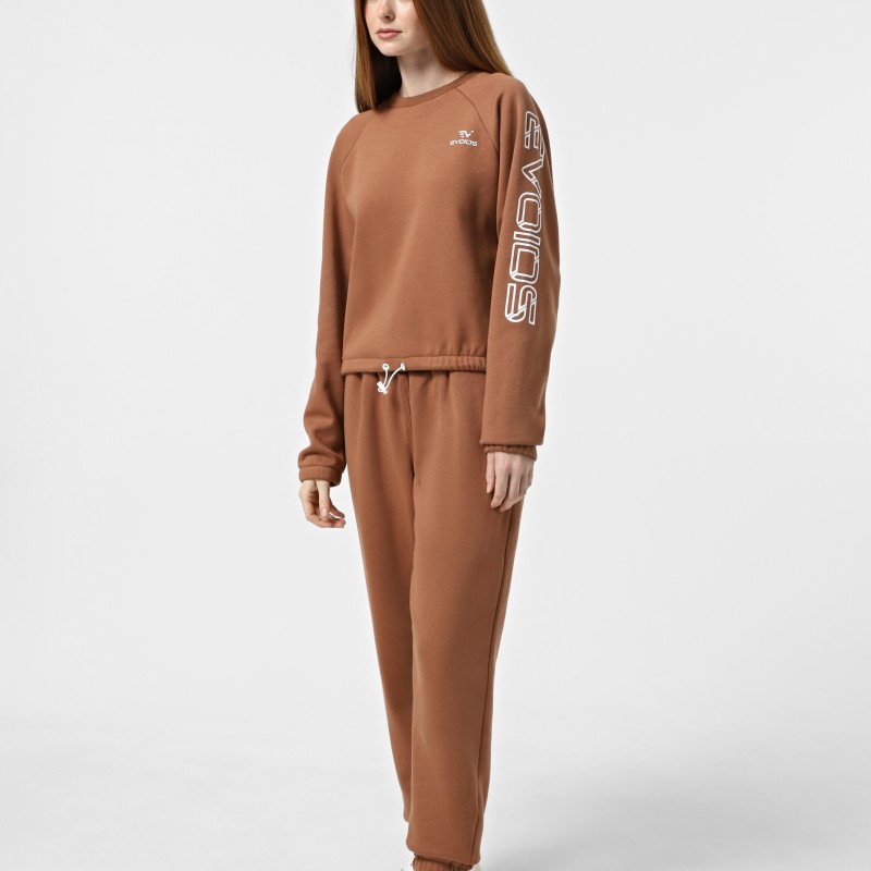 Women's sweatshirt Evoids Nymera brown 552574-200