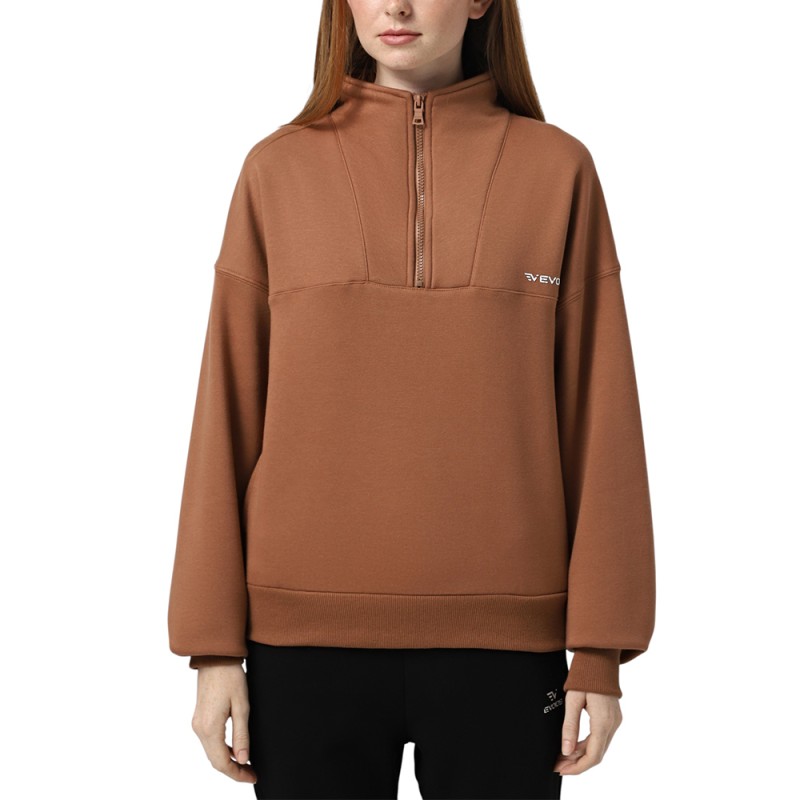 Sudadera de mujer Evoids Giselle marrón 552554-200