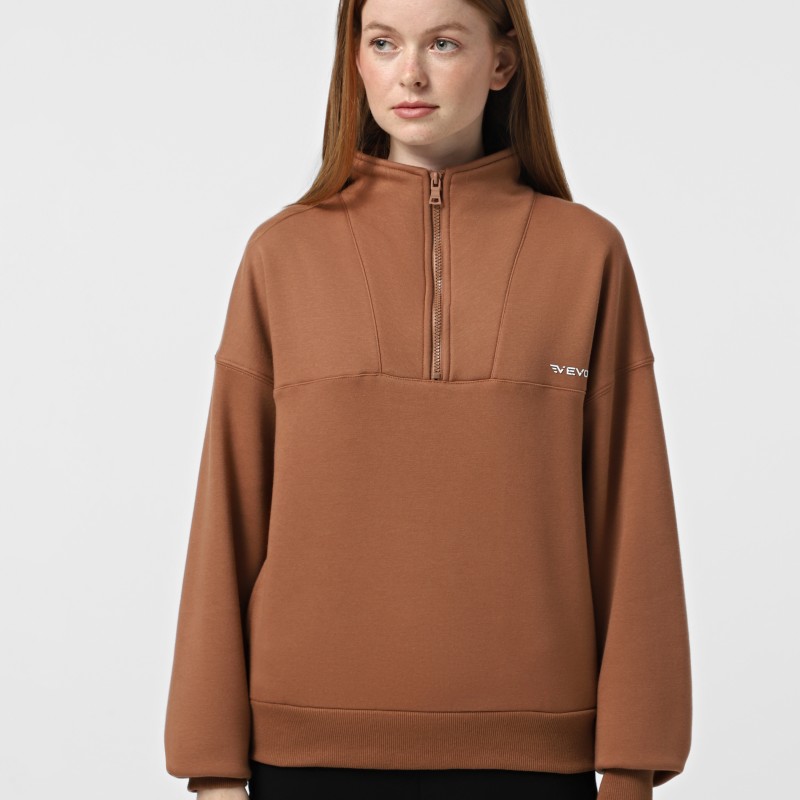 Sudadera de mujer Evoids Giselle marrón 552554-200