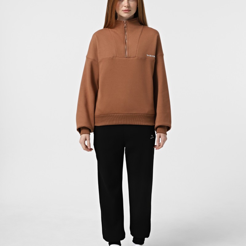 Sudadera de mujer Evoids Giselle marrón 552554-200