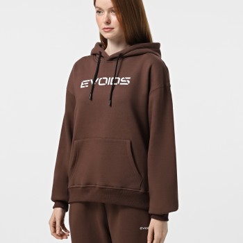 Women's sweatshirt Evoids Kiera mocha 552556-240