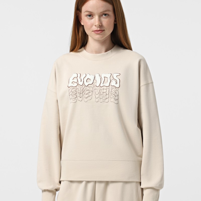 Women's sweatshirt Evoids Gemma beige 552558-125